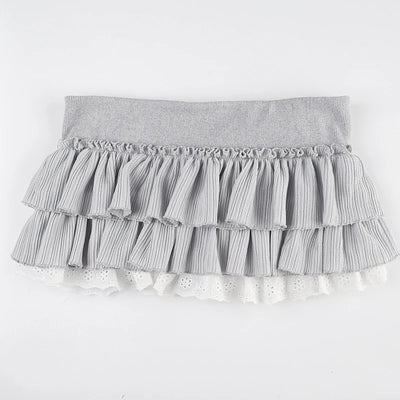 Ruffles Pleated Skirt