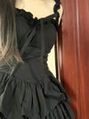 Black Ruffles Dress