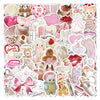 Pink Cartoon Stickers