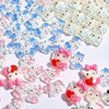 10/20Pcs Hello Kitty Nail Tips Charms