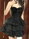 Black Ruffles Dress