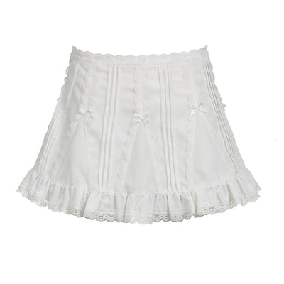 Lolita Style Lace Mini Skirt