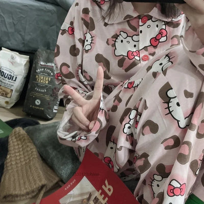 Hello Kitty Leopard Pajamas