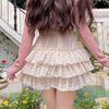 Ruffle High Waist Skirt