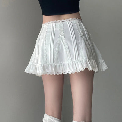 Lolita Style Lace Mini Skirt