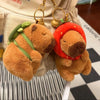 Capybara Plush Keychain