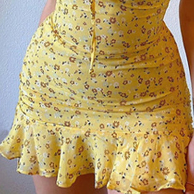 Floral Short Summer Dress