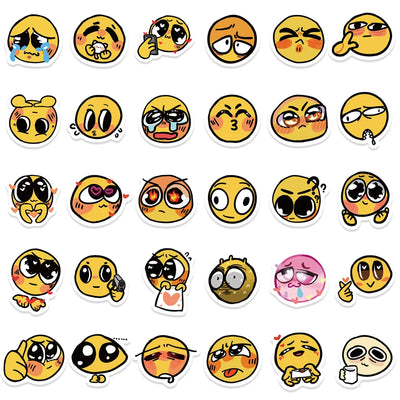 Smiling Faces Sticker