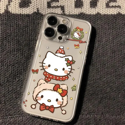 Sanrio Christmas Hello Kitty Phone Case For iPhone