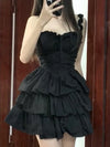 Black Ruffles Dress