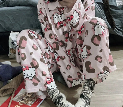 Hello Kitty Leopard Pajamas