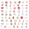 Pink Cartoon Stickers