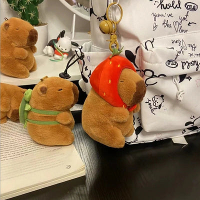 Capybara Plush Keychain